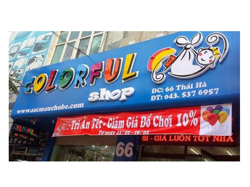 Colorful Shop 66 Thái Hà