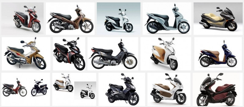 Các dòng xe được ưa chuộng của Honda