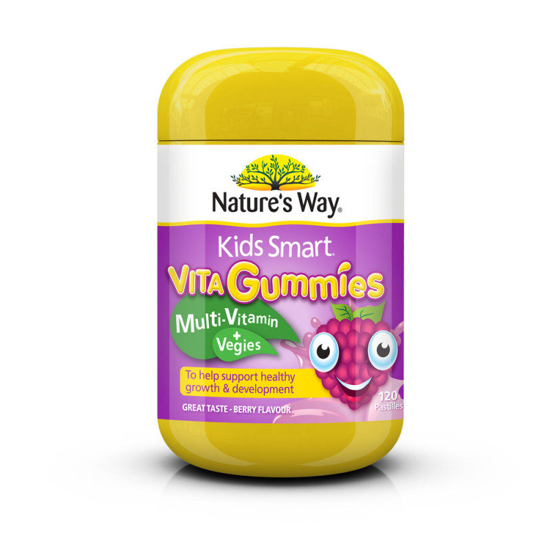 Kẹo bổ sung Vitamin và Rau quả Kids Smart MultiVitamin+Vegies 60 Gummies