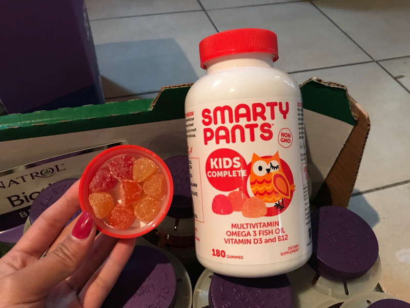 Kẹo bổ đa Vitamin+Omega cho trẻ em Smarty Pants Kids Complete 180 viên: