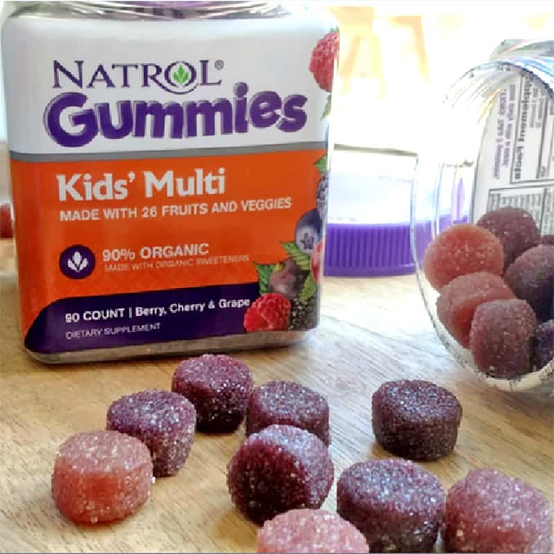 Kẹo dẻo Multi Natrol Gummies Kids cung cấp hàm lượng vi khoáng cần thiết mỗi ngày qua 3 viên kẹo dẻo hương vị trái cây thơm ngon