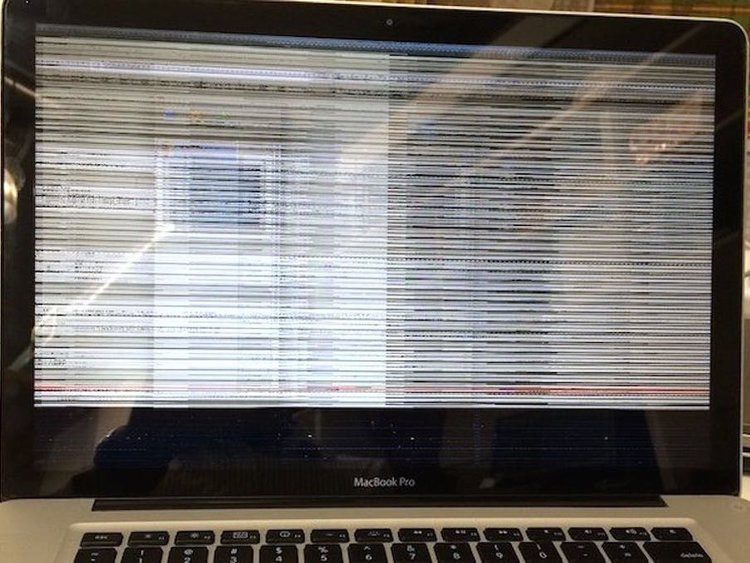 Lỗi màn hình trên Macbook