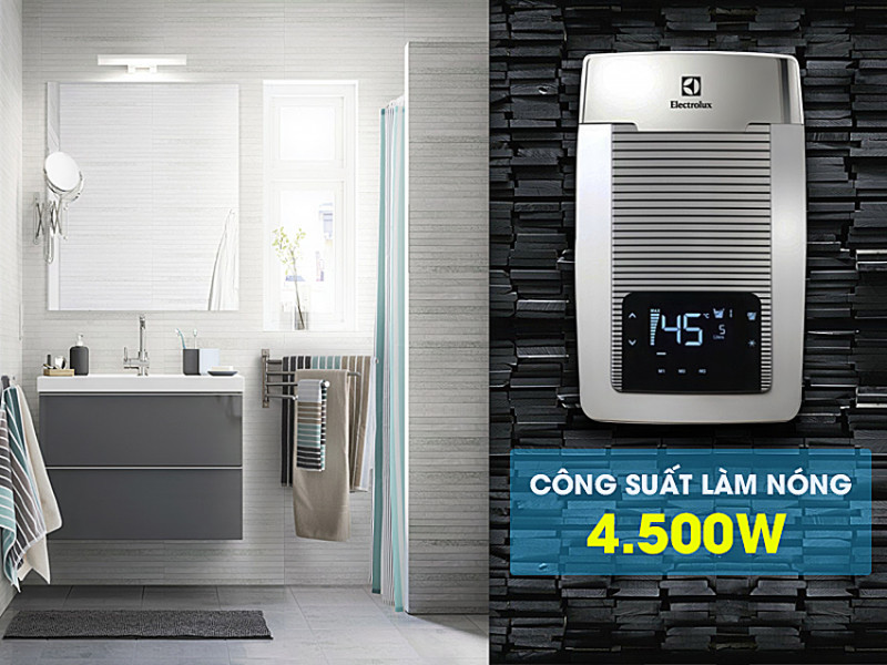 Với thiết kế màu bạc sang trọng, sản phẩm sẽ góp phần tôn lên vẻ đẹp cho không gian phòng tắm nhà bạn