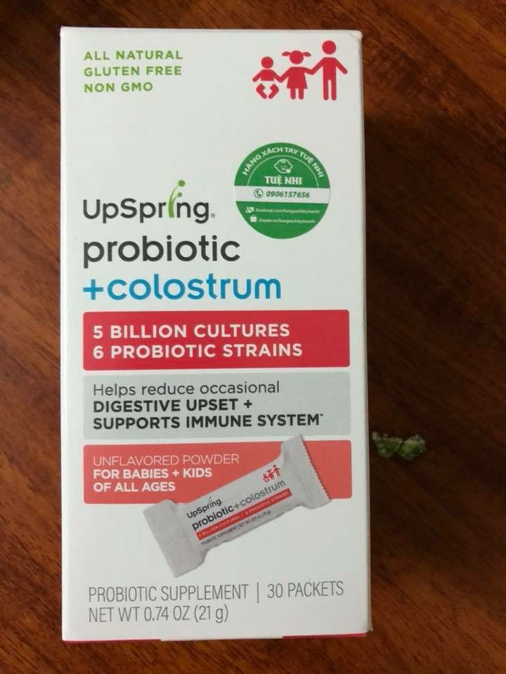 ﻿﻿Sữa non và men vi sinh UpSpring Probiotic + Colostrum NON-GMO