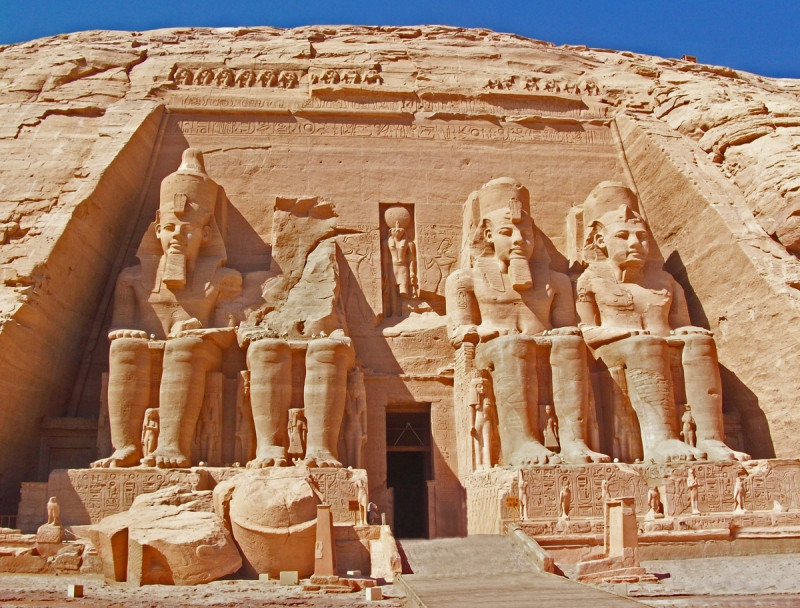 Đền thờ Abu Simbel được xem là niềm tự hào của người dân Ai Cập.
