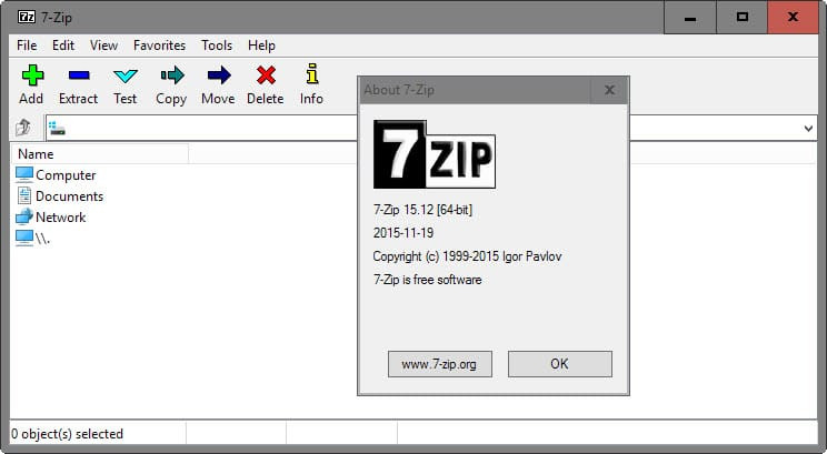 Nén và giải nén các tập tin với 7-Zip