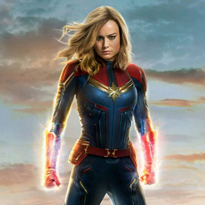 Captain Marvel với tạo hình mạnh mẽ do Brie Larson thủ vai