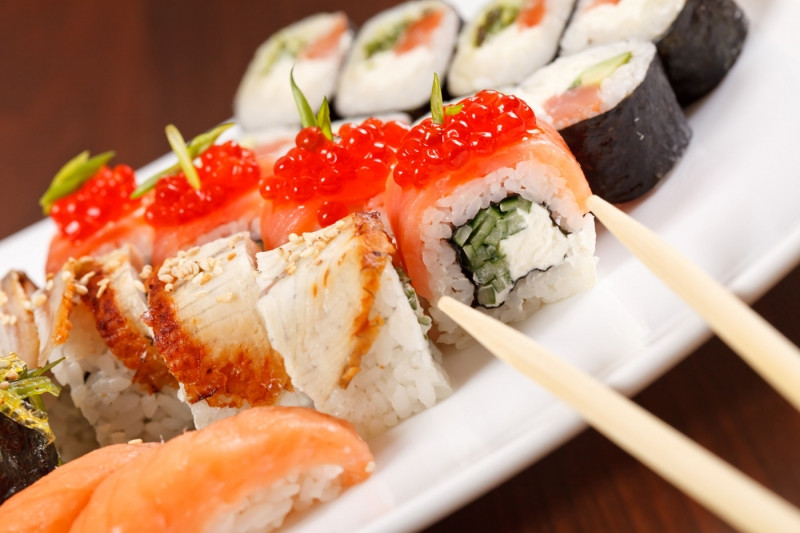 Những miếng sushi hấp dẫn