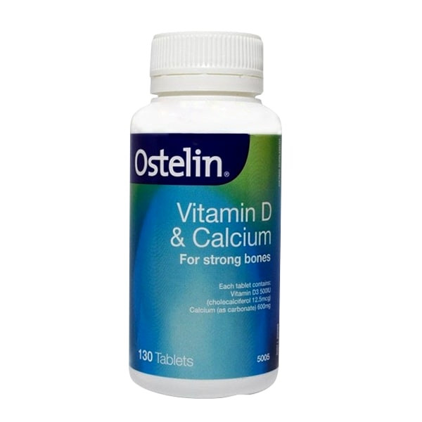 Ostelin Vitamin D & Calcium cho bà bầu đẩy nhanh quá trình hấp thụ canxi giúp xương chắc khỏe.