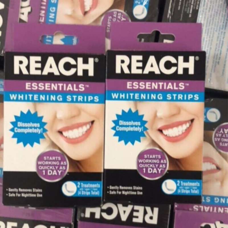 ﻿﻿MIẾNG DÁN TRẮNG RĂNG REACH ESSENTIALS WHITENING STRIPS