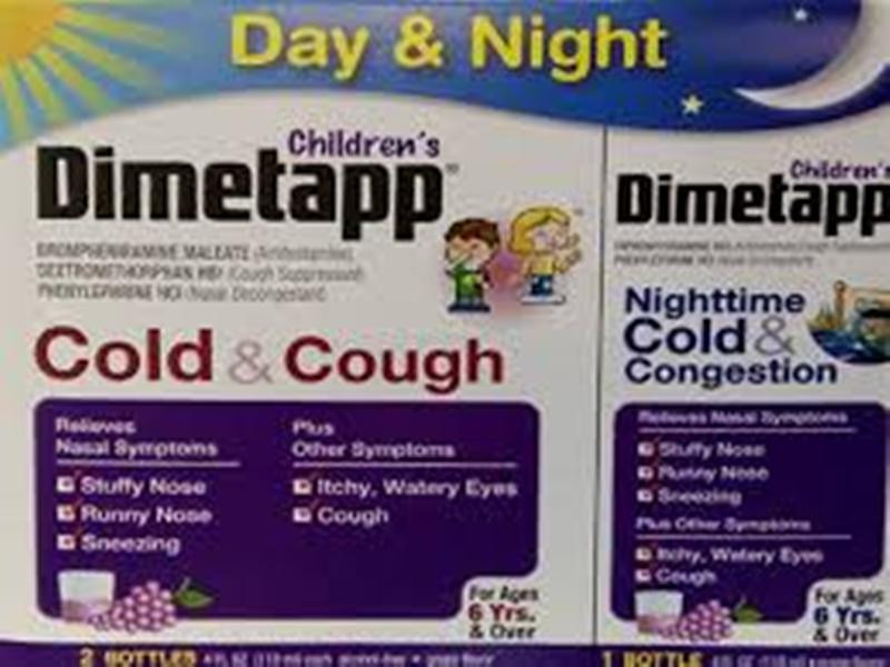 Trong hơn 50 năm qua, các bậc phụ huynh đã tin dùng siro Day & Night Children’s Dimetapp® Cold and Cough để giúp làm giảm các triệu chứng ho, cảm lạnh và dị ứng của trẻ.