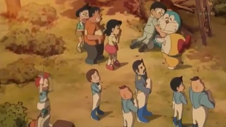 Cảnh Doraemon đã trở lại bình thường - Doranuki trong đêm tối và Con chồn quấy rối giữa đêm