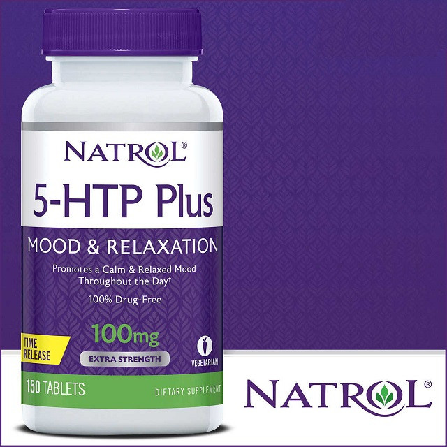 ﻿﻿Thực phẩm chức năng Viên hỗ trợ giảm căng thẳng Natrol 5-HTP Mood & Relaxation