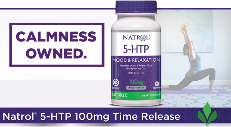 Viên uống Natrol 5-HTP Mood & Relaxation 150 viên được điều chế với thành phần từ thiên nhiên, lành tính, an toàn cho sức khỏe, không chứa chất gây dị ứng hay gây tác dụng phụ.