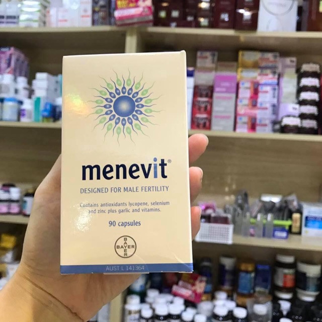Menevit Elevit giúp phát triển tinh trùng bình thường, bảo vệ chống lại thiệt hại DNA, tối ưu hóa khả năng có con của nam giới…