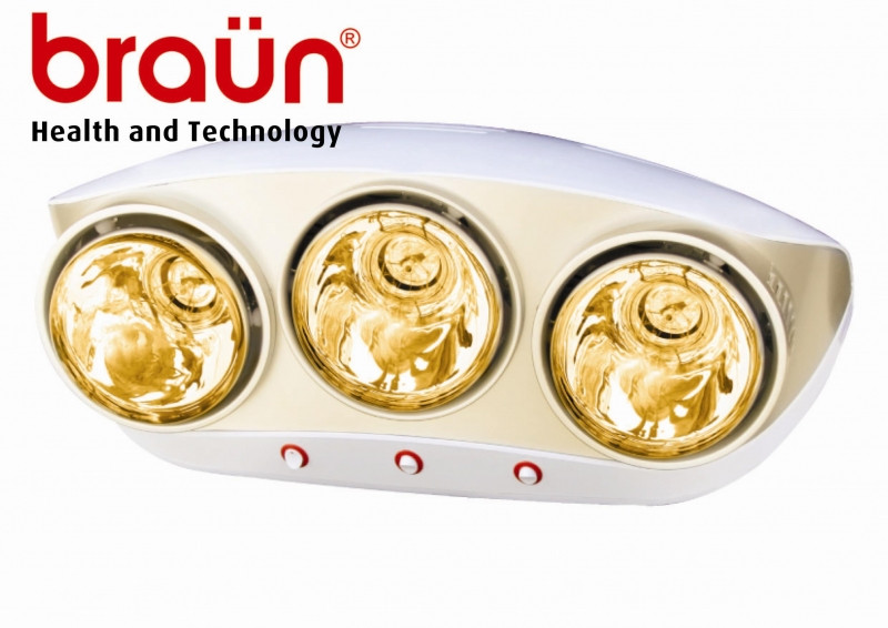 Đèn sưởi Braun 3 bóng