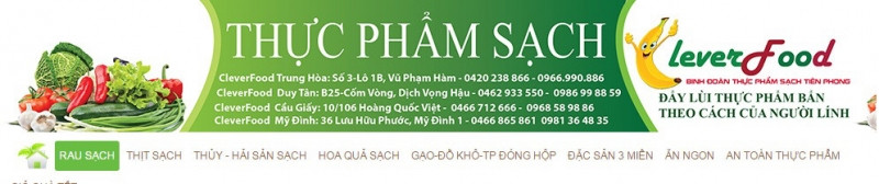 Thực phẩm rau sạch