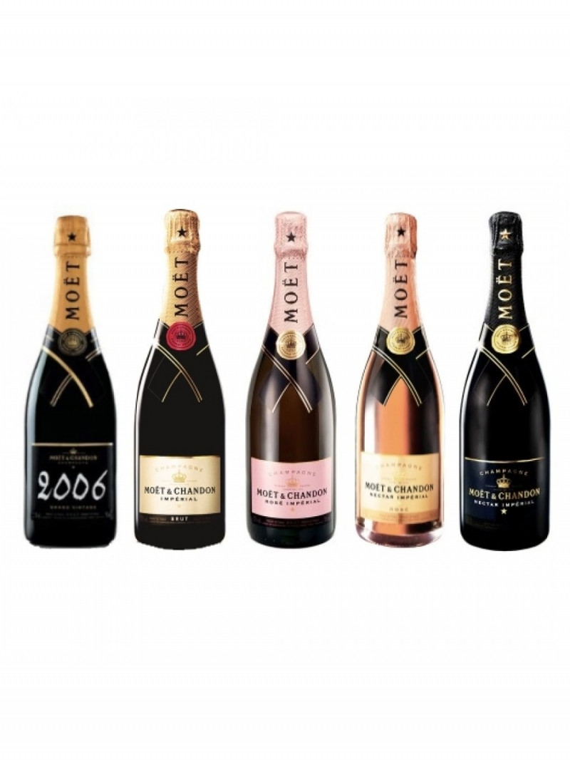 Một số sản phẩm của Moet & Chandon (Nguồn: Sưu tầm)