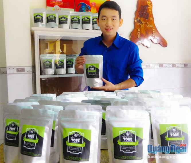 Chàng trai 8X Lương Thế Cương khởi nghiệp kinh doanh với sản phẩm tỏi đen ToBe