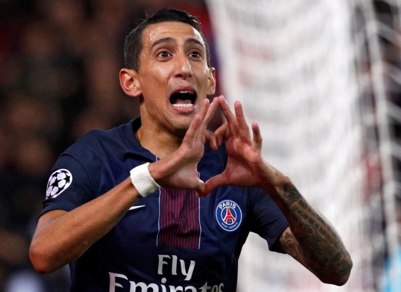 Hình ảnh ăn mừng quen thuộc của Di Maria