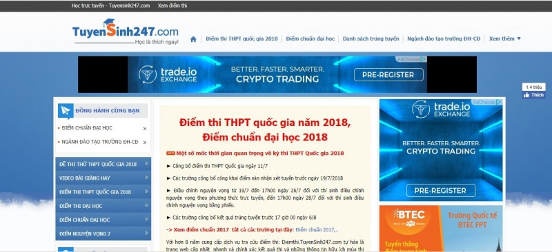 https://diemthi.tuyensinh247.com/