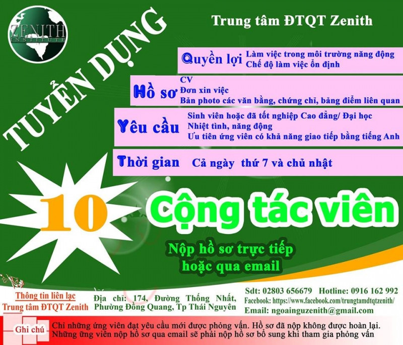 Trung tâm ĐTQT Zenith