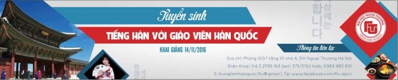 Trung tâm tiếng Hàn tại Đại học Ngoại Thương