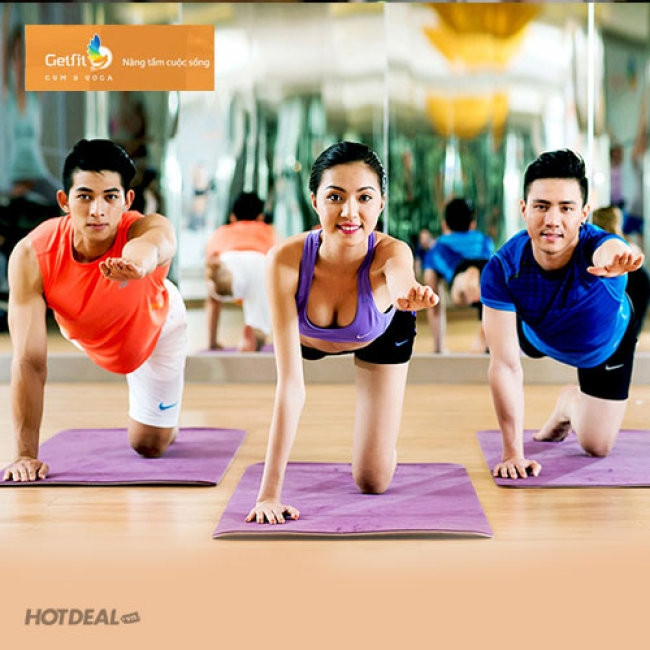 Trung tâm Gym & yoga Getfit là một phòng tập yoga chuyên nghiệp, đẳng cấp
