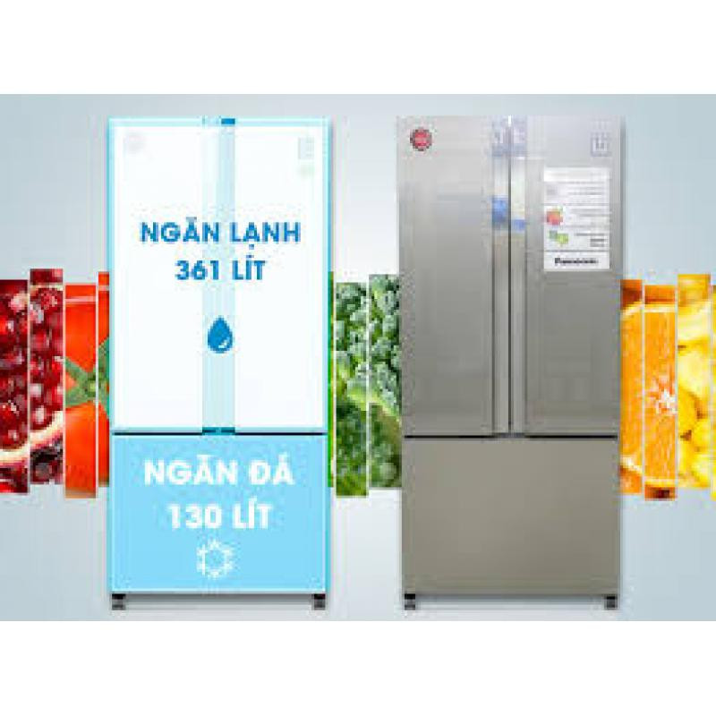 Tủ lạnh có tổng dung tích 491 lít trong đó dung tích sử dụng 452 lít, ngăn đông lạnh đặt phía dưới, ngăn rau quá phía trên