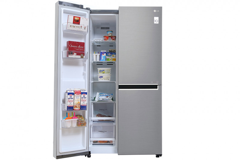 Tủ lạnh side by side LG GR-B247JS có dung tích tới 626 lít cho phép người dùng đựng được đa dạng thực phẩm