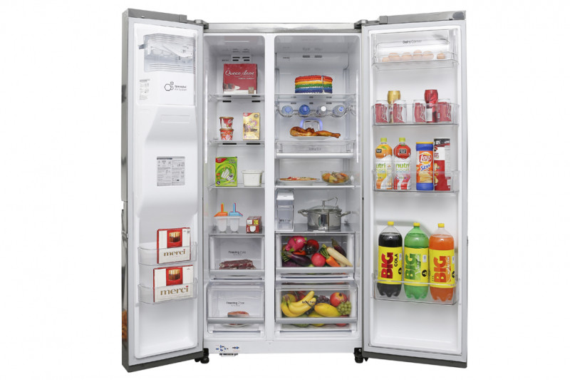 Tủ lạnh LG GR-P247JS được trang bị hệ thống khử khuẩn và loại bỏ mùi tiên tiến Hygiene Fresh giúp loại bỏ đến 99.999% chất gây mùi trong thức ăn