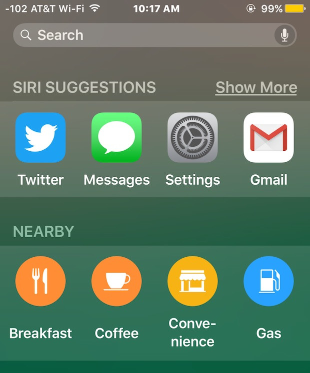 Tắt tính năng gợi ý của Siri