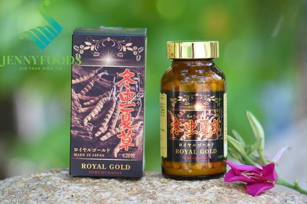 Viên Uống Đông Trùng Hạ Thảo Tohchukasou Royal Gold Cao Cấp Nhật Bản: