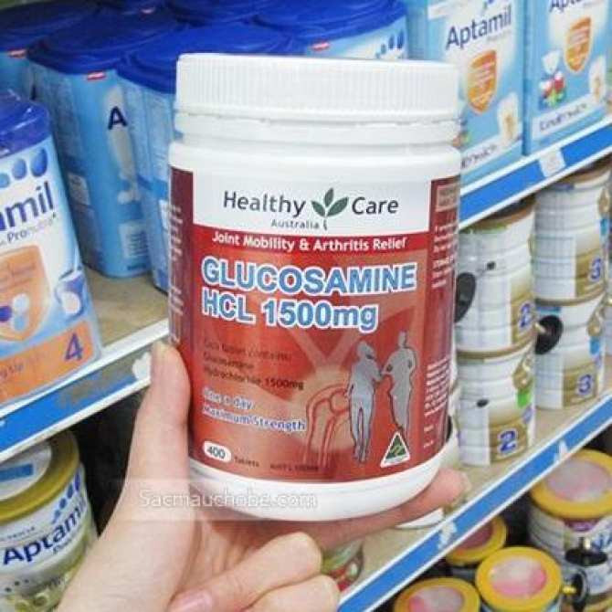 Viên Uống Bổ Xương Khớp Healthy Care Glucosamine HCL (1500mg x 400 viên)