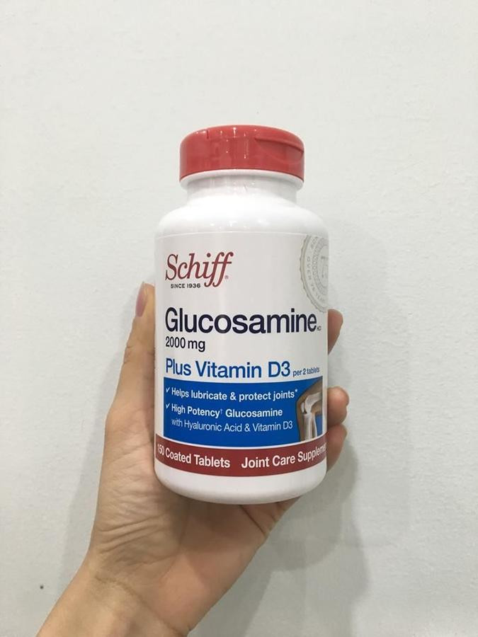 Schiff Glucosamine sử dụng Glucosamine hydrochloride là thành phần có hoạt tính cao nhất của Glucosamine.
