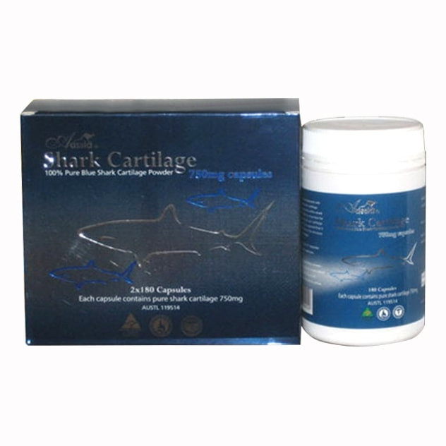 Sụn vi cá mập shark cartilage 750mg được chiết xuất từ sụn nguyên chất, tinh khiết của cá Mập xanh sống ở vùng biển lạnh Nam Úc và New Zealand, đây được xem là nơi có những chú cá Mập khỏe mạnh, chất lượng nhất