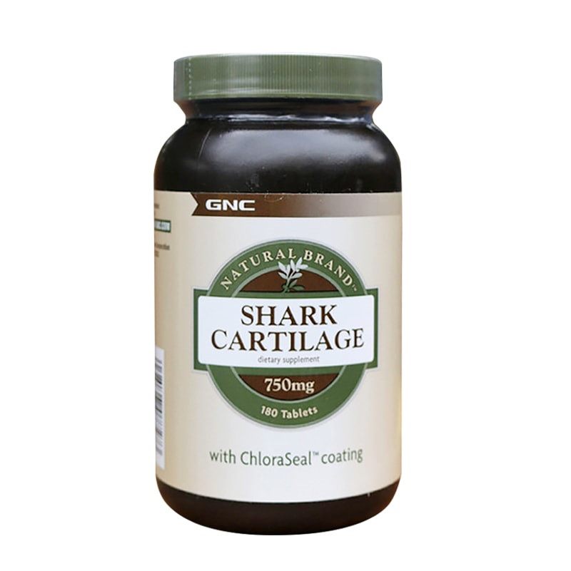 GNC Shark Cartilage được chiết xuất từ sụn vi cá mập giúp hỗ trợ điều trị các bệnh về xương khớp, đĩa đệm và thoái hóa cột sống.