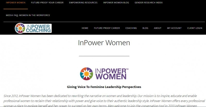Website của INPower Women