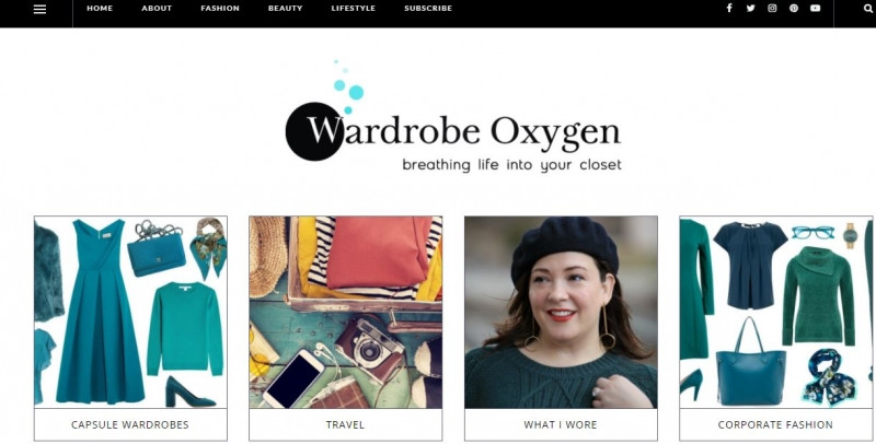 Website của Wardrobe Oxygen