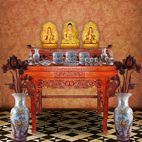 Bài văn khấn lễ Giao Thừa tại bàn thờ Phật