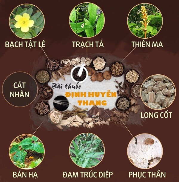 Bài thuốc số 1: Định huyễn thang