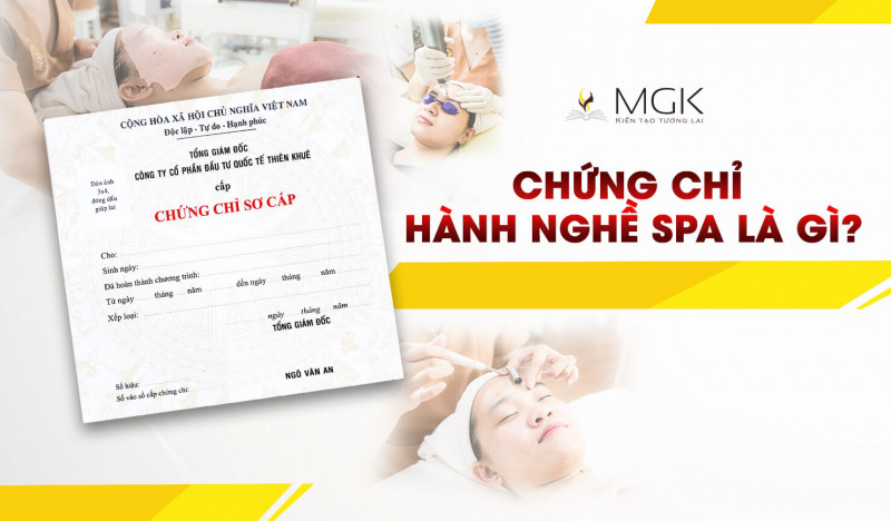 Chứng chỉ hành nghề spa