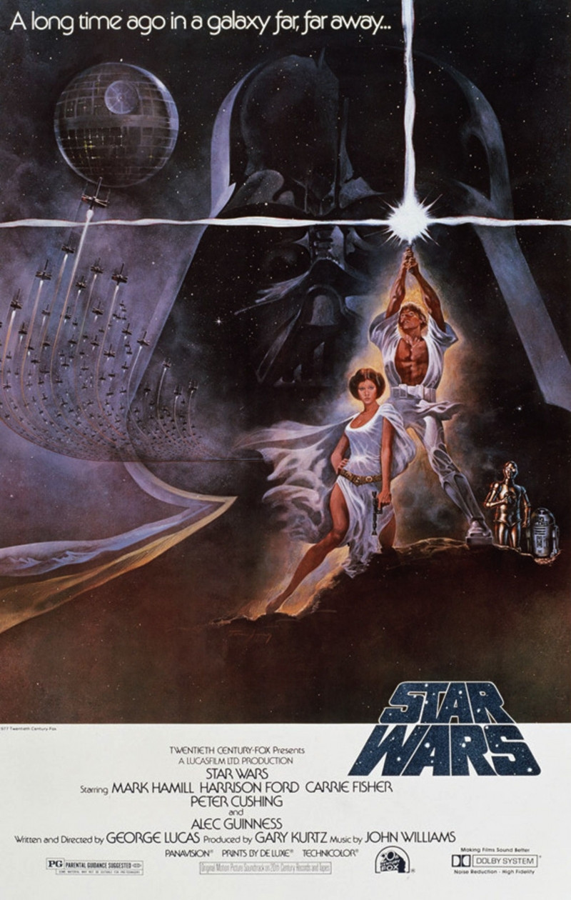 Poster phim Star Wars năm 1977
