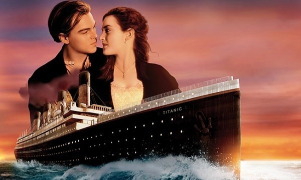 Poster phim Titanic.