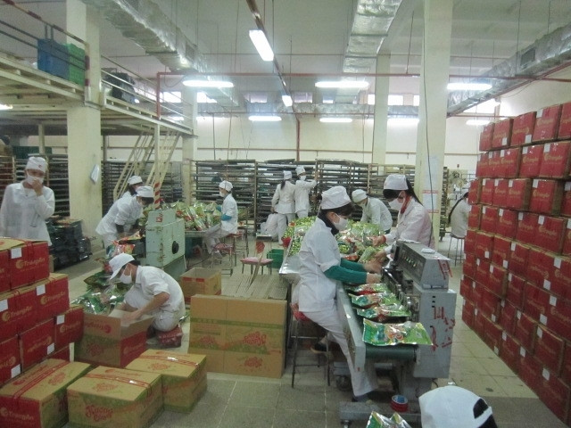 Xưởng sản xuất bánh kẹo của Tràng An