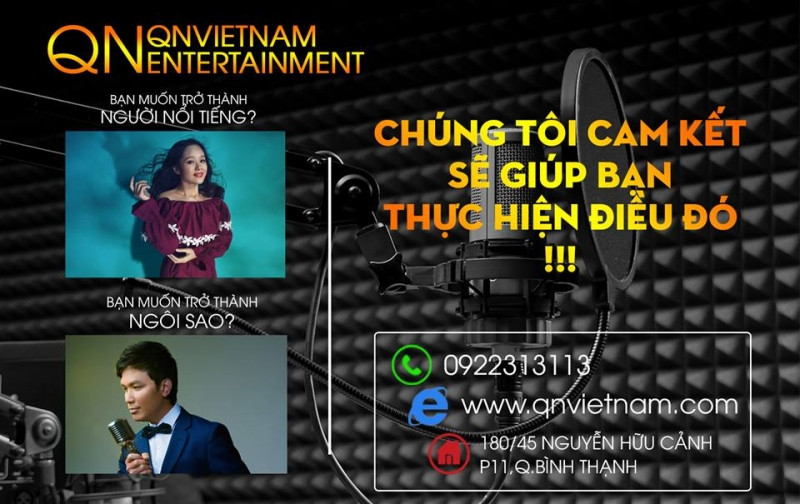 Công ty giải trí QN VIỆT NAM - Công ty đào đạo ca sĩ uy tín nhất TPHCM