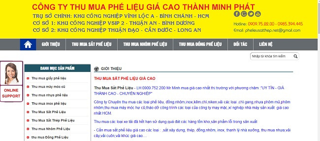 Công ty thu mua phế liệu Thành Minh Phát