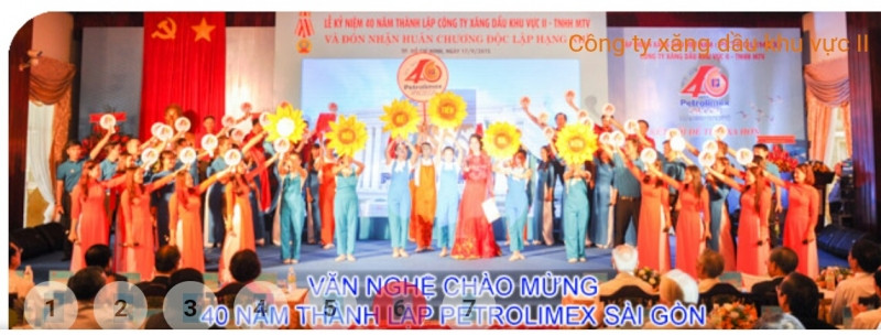 Văn nghệ chào mừng 40 năm thành lập petrolimex Sài Gòn