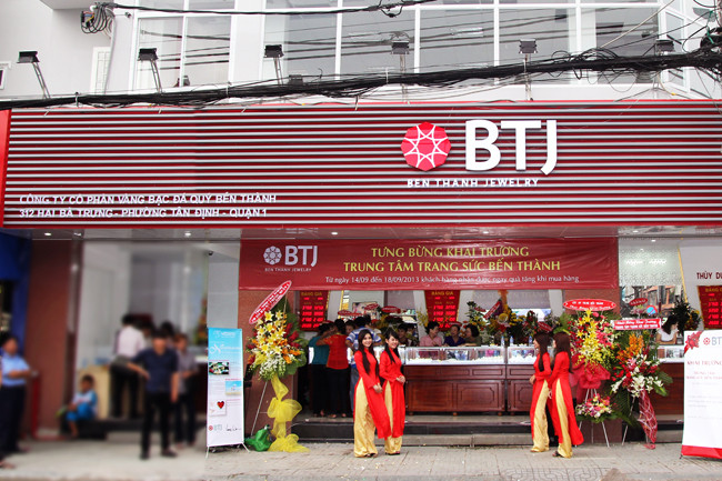BTJ - một trong những công ty vàng bạc đá quý nổi tiếng nhất Việt Nam