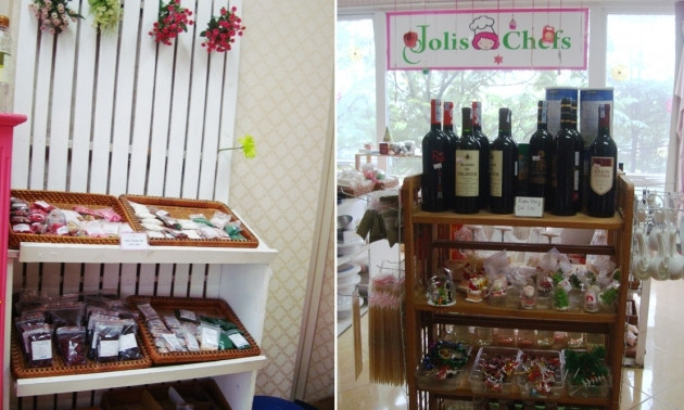 Những mặt hàng được bày bán tại Jolis